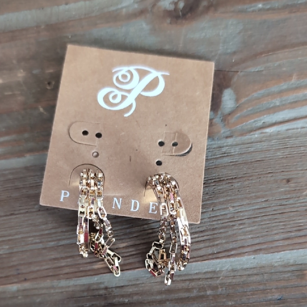 Gold Chain Earrings